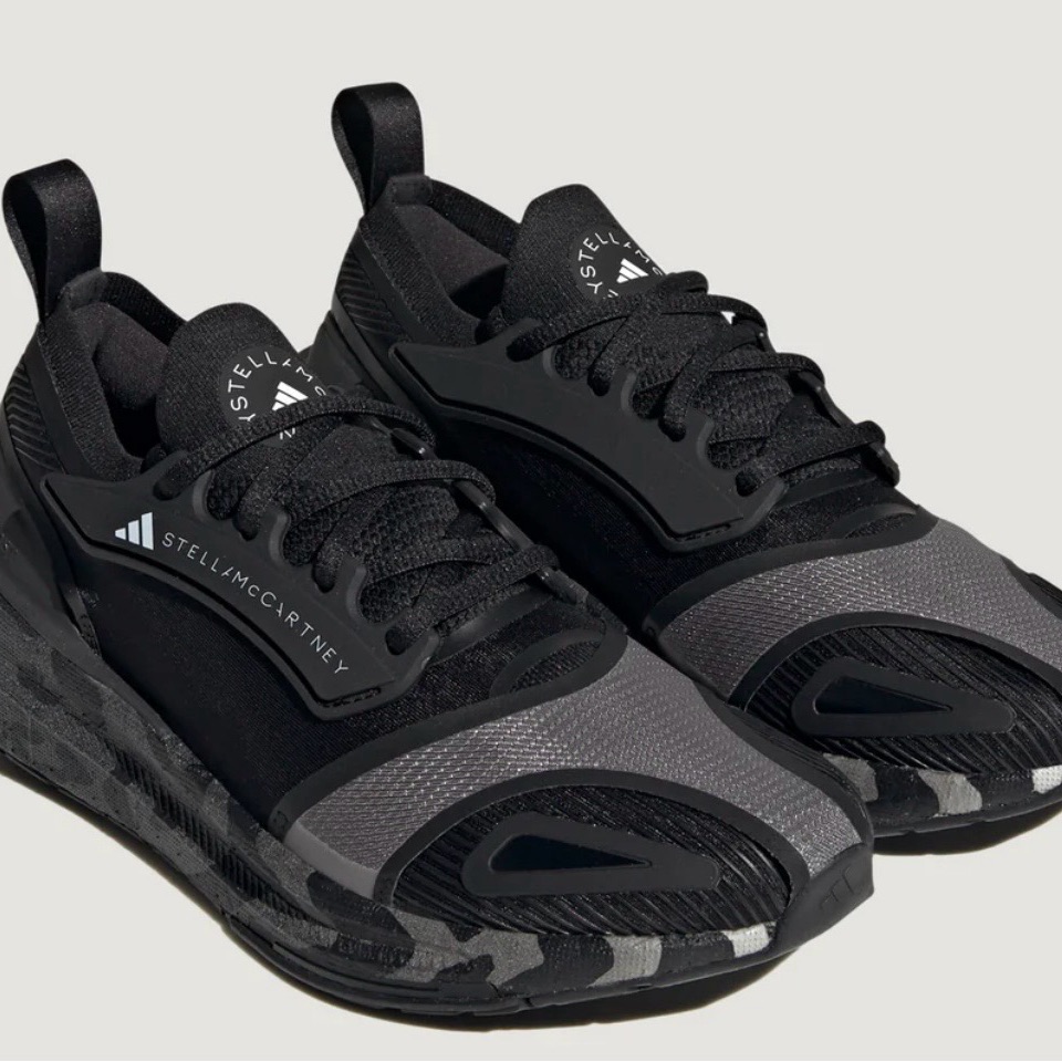 Stella Mccartney X Adidas Ultraboosts Black And Gray Sneakers